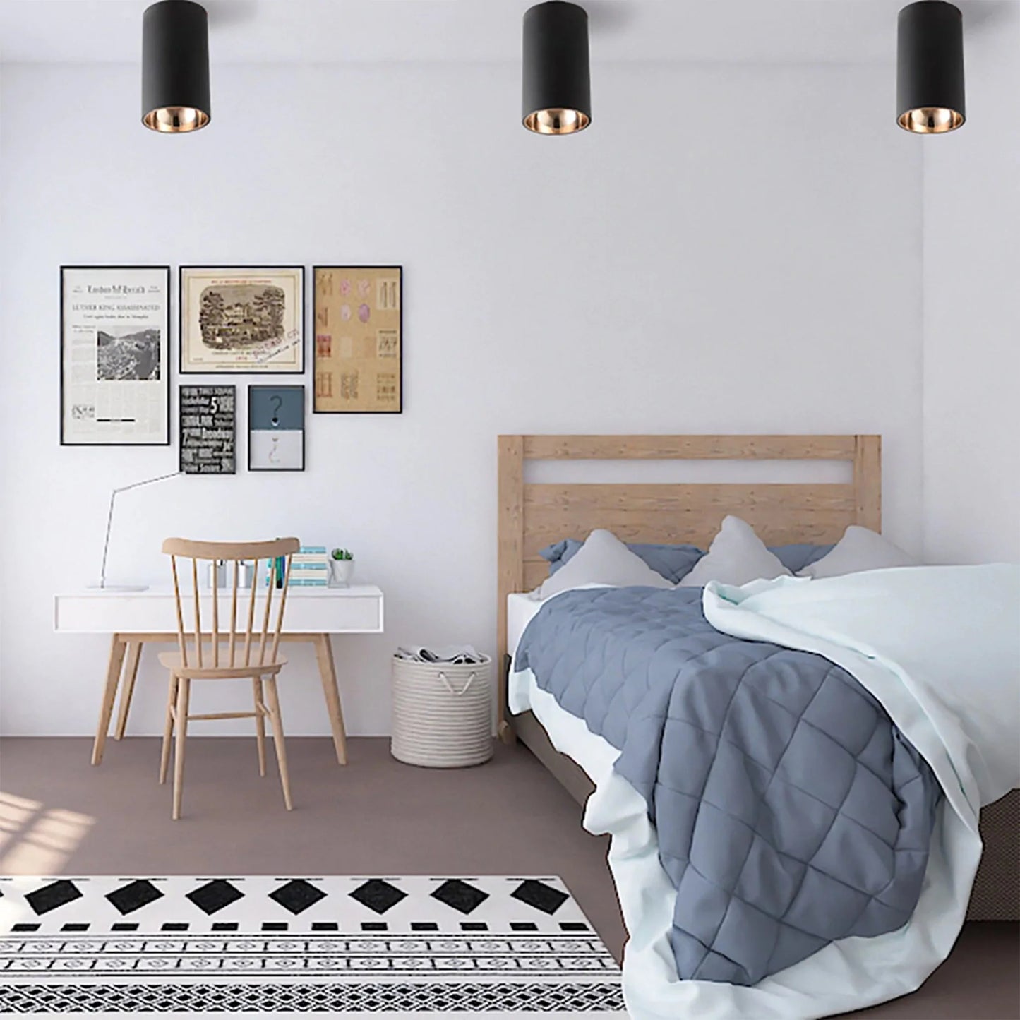 Led Line Cylinder Light Power Off 7W-12W-18W